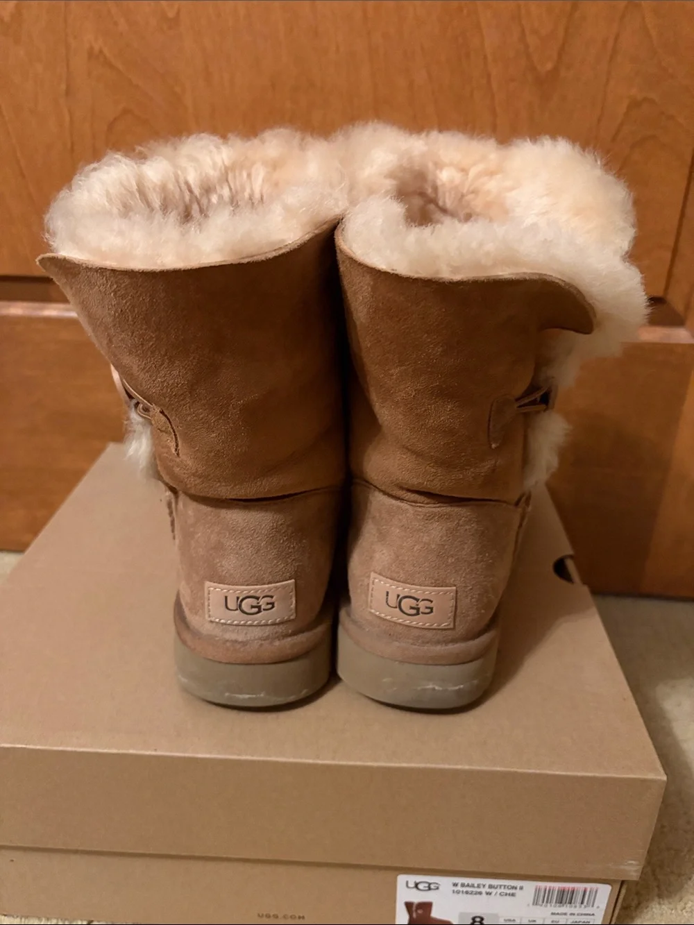 UGG Chestnut Bailey Button Boots
